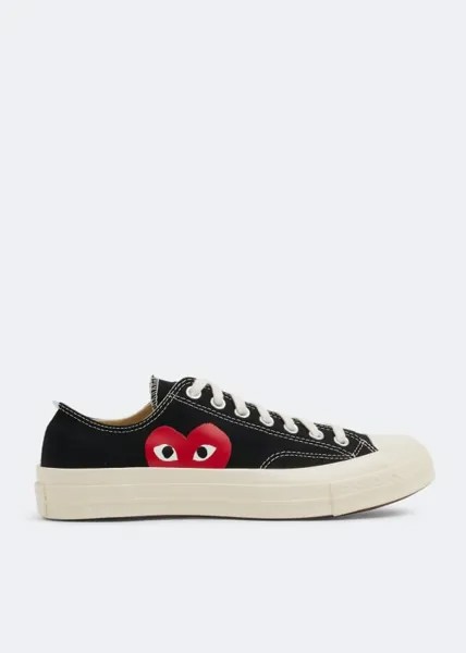 Кроссовки COMME DES GARÇONS PLAY X Converse sneakers, черный