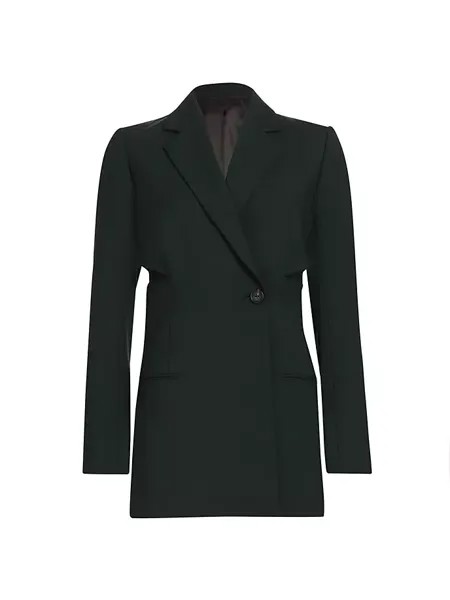 Двубортный пиджак Slash Helmut Lang, цвет evergreen