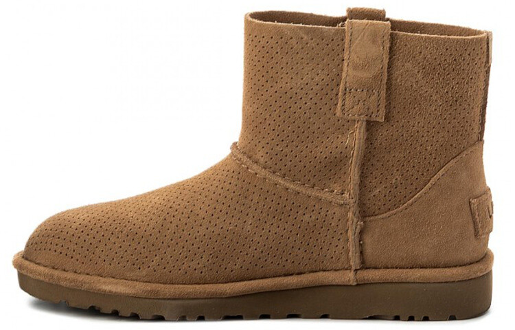 Зимние ботинки женские светло-коричневые Ugg