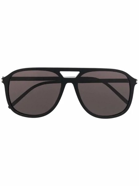 Saint Laurent Eyewear солнцезащитные очки-авиаторы с затемненными линзами