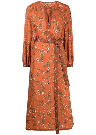 Tory Burch платье-туника с цветочным принтом
