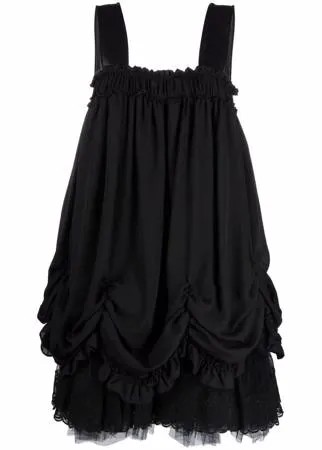 Simone Rocha ярусное платье со сборками