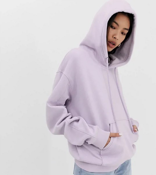 Oversize-худи сиреневого цвета Weekday-Фиолетовый