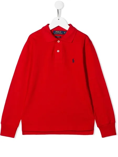 Ralph Lauren Kids рубашка-поло кроя слим