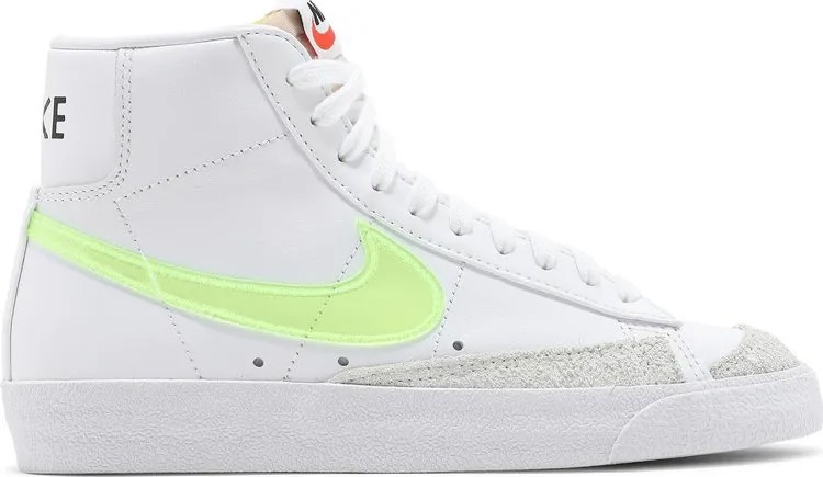 Кроссовки Nike Wmns Blazer Mid '77 Essential 'White Volt', белый