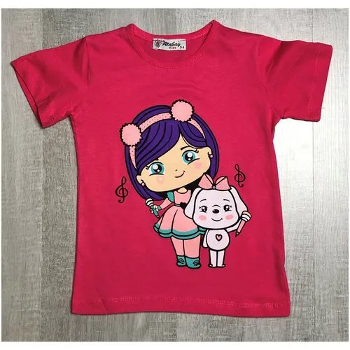 Футболка Atabay Kids, размер 0-1, розовый, фуксия