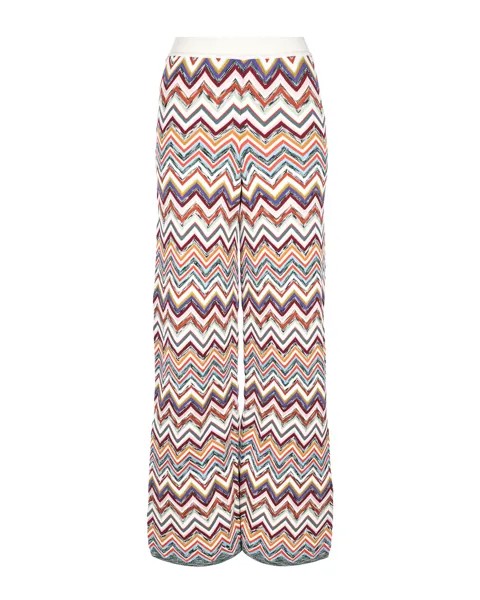 Брюки в разноцветные зигзаги Missoni