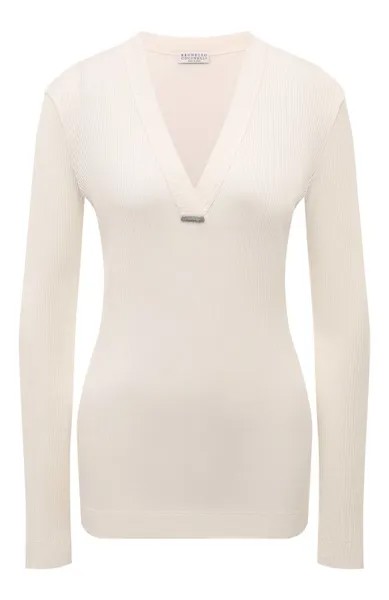 Хлопковый лонгслив Brunello Cucinelli