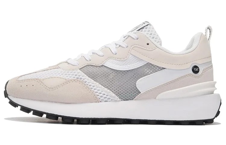 LINING Fangyuan Classic Lifestyle Shoes Women's Low-top Standard White/white Sand Gray