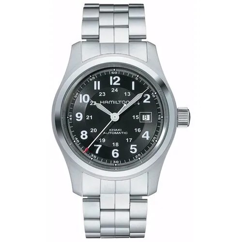 Наручные часы Hamilton Khaki Field H70515137, серебряный, черный