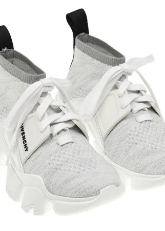 Серые кроссовки-носки на толстой подошве Givenchy