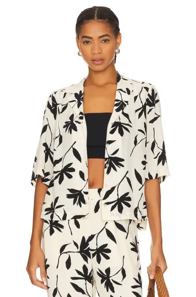 Рубашка ANINE BING Row, цвет Ivory Daisy Print
