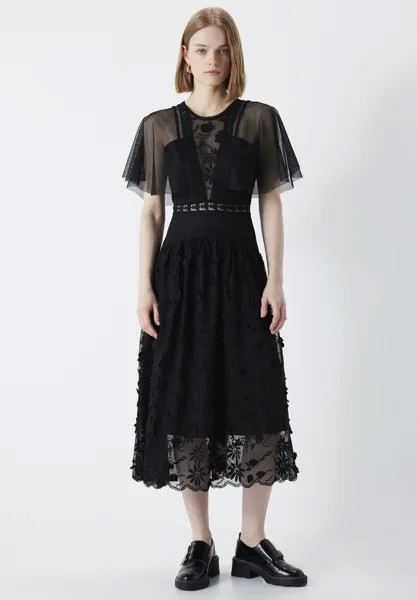 Коктейльное платье REGULAR FIT Ipekyol, черный