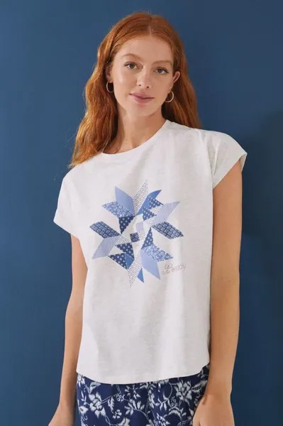 Пижамная футболка Mix & Match women'secret, серый