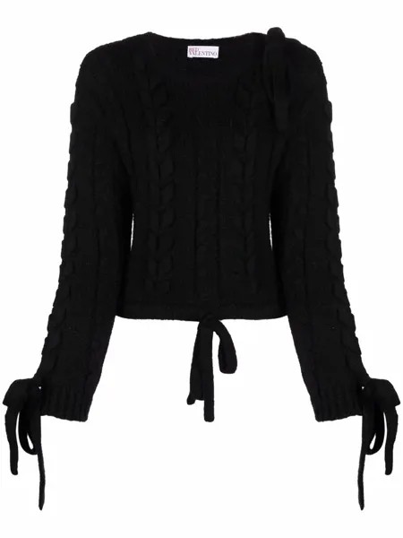 RED Valentino декорированный джемпер
