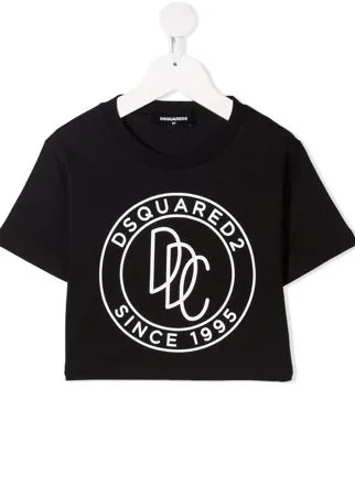 Dsquared2 Kids укороченный топ с логотипом