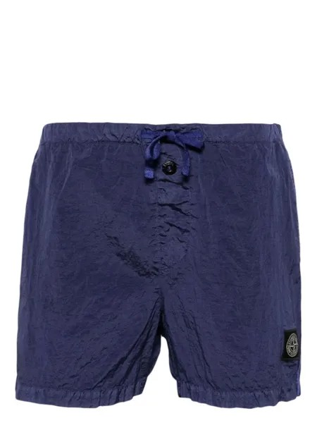 Stone Island плавки-шорты с нашивкой Compass, фиолетовый