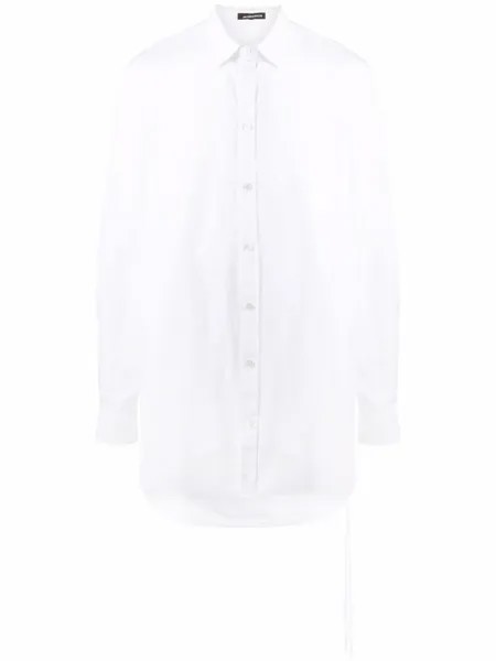 Длинная рубашка на пуговицах Ann Demeulemeester, белый