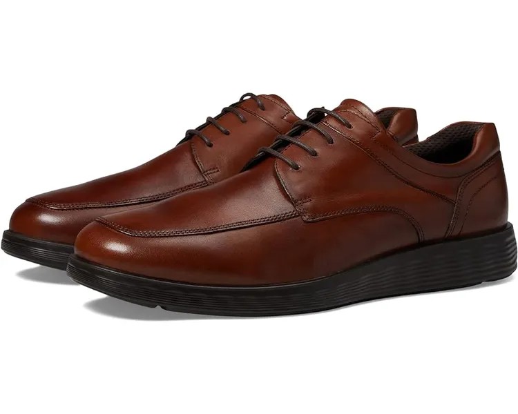 Оксфорды ECCO S Lite Hybrid Apron Toe Tie, цвет Cognac