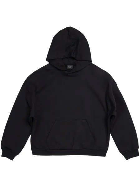 Balenciaga худи с логотипом, черный