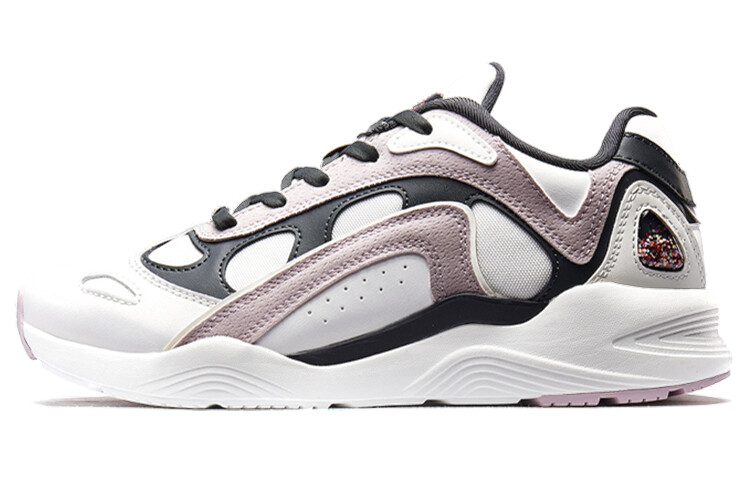 Кроссовки женские Chunky Low-top белые/розовые/красные Xtep