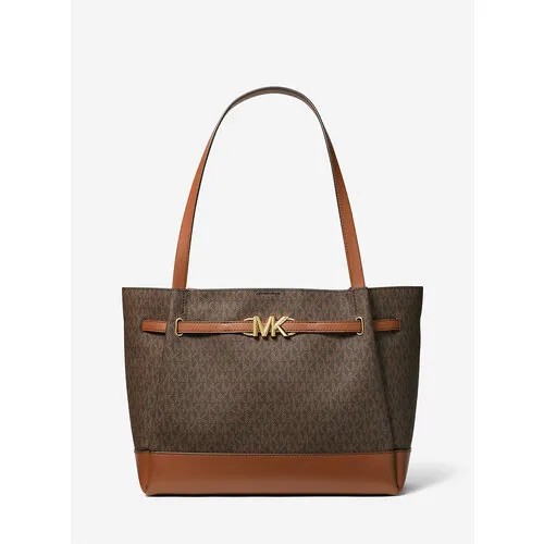 Сумка тоут MICHAEL KORS 106701, фактура гладкая, коричневый
