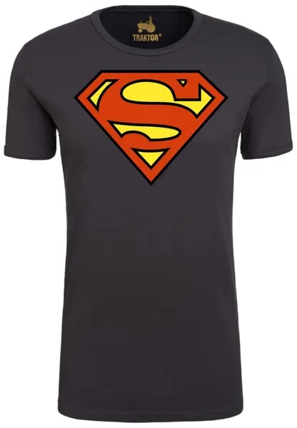 Рубашка LOGOSHIRT Superman Logo, серый
