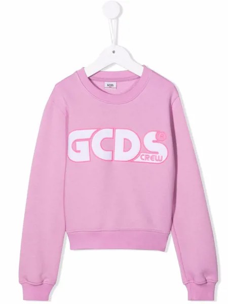Gcds Kids толстовка с вышитым логотипом
