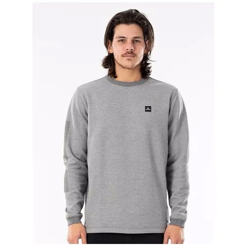 Свитшот Rip Curl VAPORCOOL CREW, цвет 85 GREY MARLE, размер M