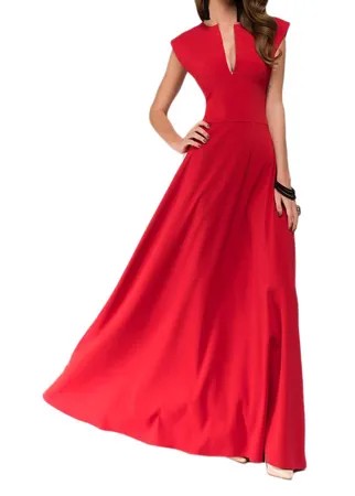 Вечернее платье женское D&M by 1001DRESS DM00697RD красное S