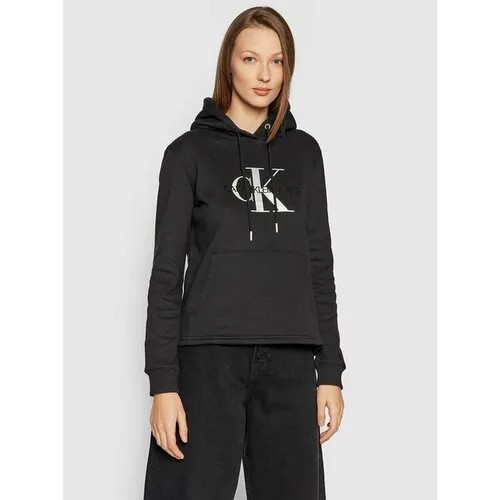 Худи Calvin Klein Jeans, размер S [INT], черный