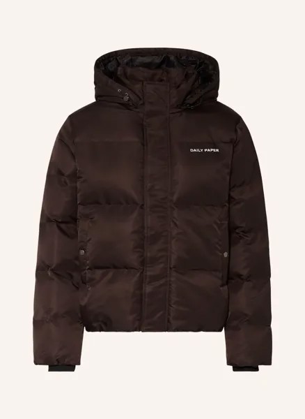 Куртка DAILY PAPER EPUFFA mit abnehmbarer Kapuze, коричневый