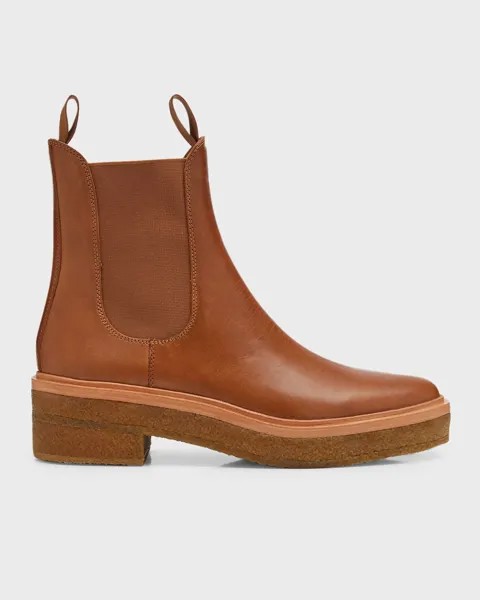 Кожаные ботильоны челси Raquel Loeffler Randall, цвет Safari