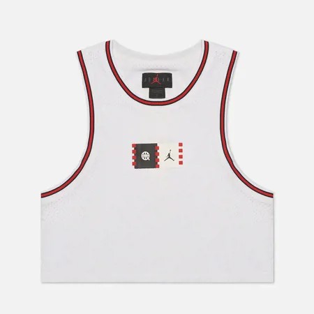 Женская футболка Jordan Essential Jersey Quai 54, цвет белый, размер L