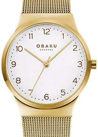 Fashion наручные  женские часы Obaku V255LXGIMG. Коллекция Mesh