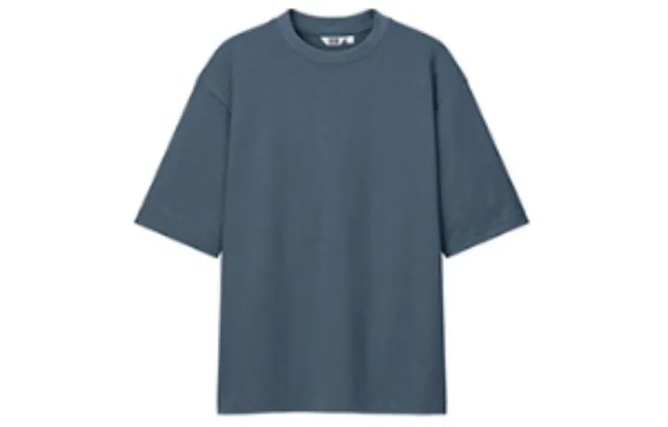 Uniqlo Футболка унисекс, цвет sea blue