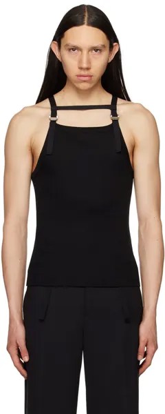 Черная майка с ремнями безопасности Dion Lee