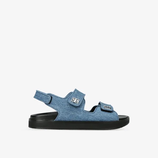 Плетеные сандалии с логотипом 4g Givenchy, синий