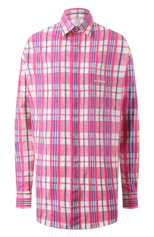 Хлопковая рубашка VETEMENTS