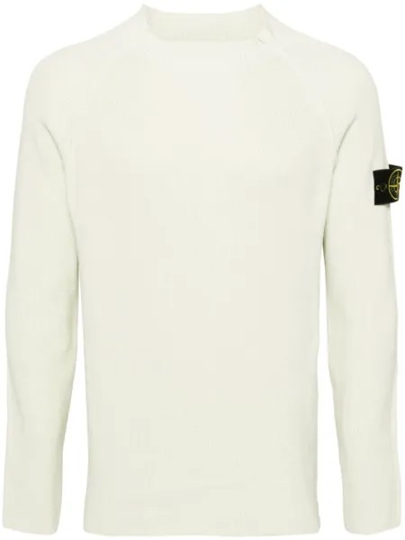 Stone Island джемпер с нашивкой Compass, зеленый
