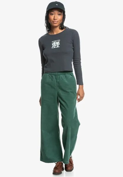 Рубашка с длинным рукавом Quiksilver, черный