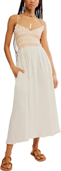Платье Free People Sweet Nothings Midi-Solid, цвет Marshmellow