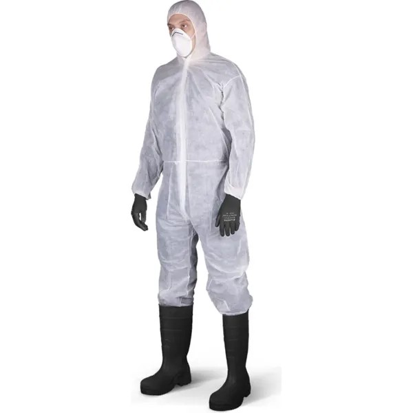 Комбинезон рабочий мужской Lakeland ChemMAX 2 белый 50-52 RU, 176-182 см