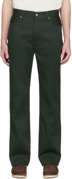 Зеленые джинсы Hazy Hank Nudie Jeans