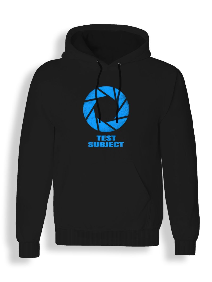 Худи унисекс СувенирShop Portal/Портал/Головоломка 1 черное 2XL