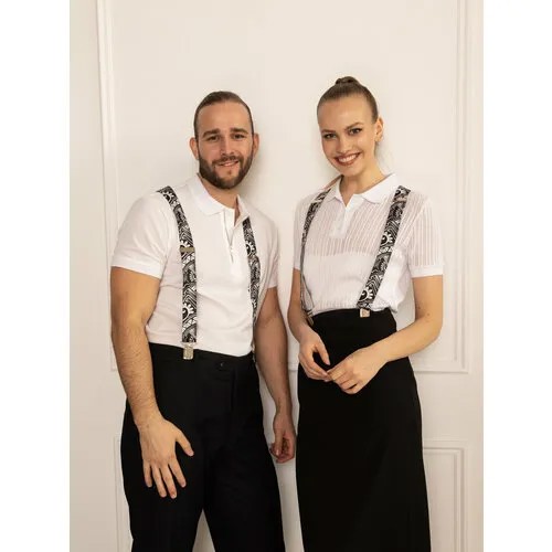 Подтяжки Stilmark, черный/белый