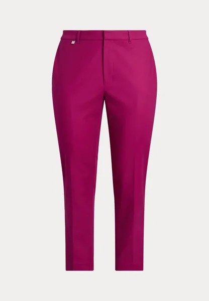 Брюки DOUBLE FACED STRETCH COTTON TROUSER Ralph Lauren, цвет Fuchsia Berry