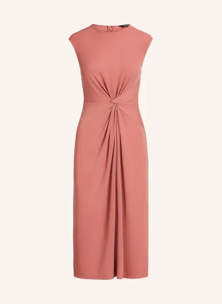 Платье из джерси Lauren Ralph Lauren, розовый