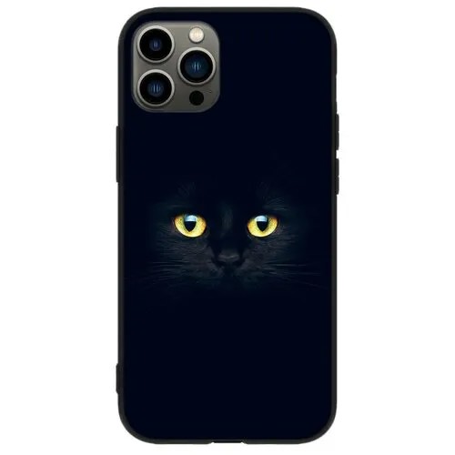 Силиконовый чехол-накладка с рисунком Коты делают селфи для Apple iPhone 13 Pro Max, Anycase PR0000339