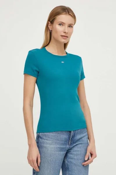 Футболка Tommy Jeans, зеленый